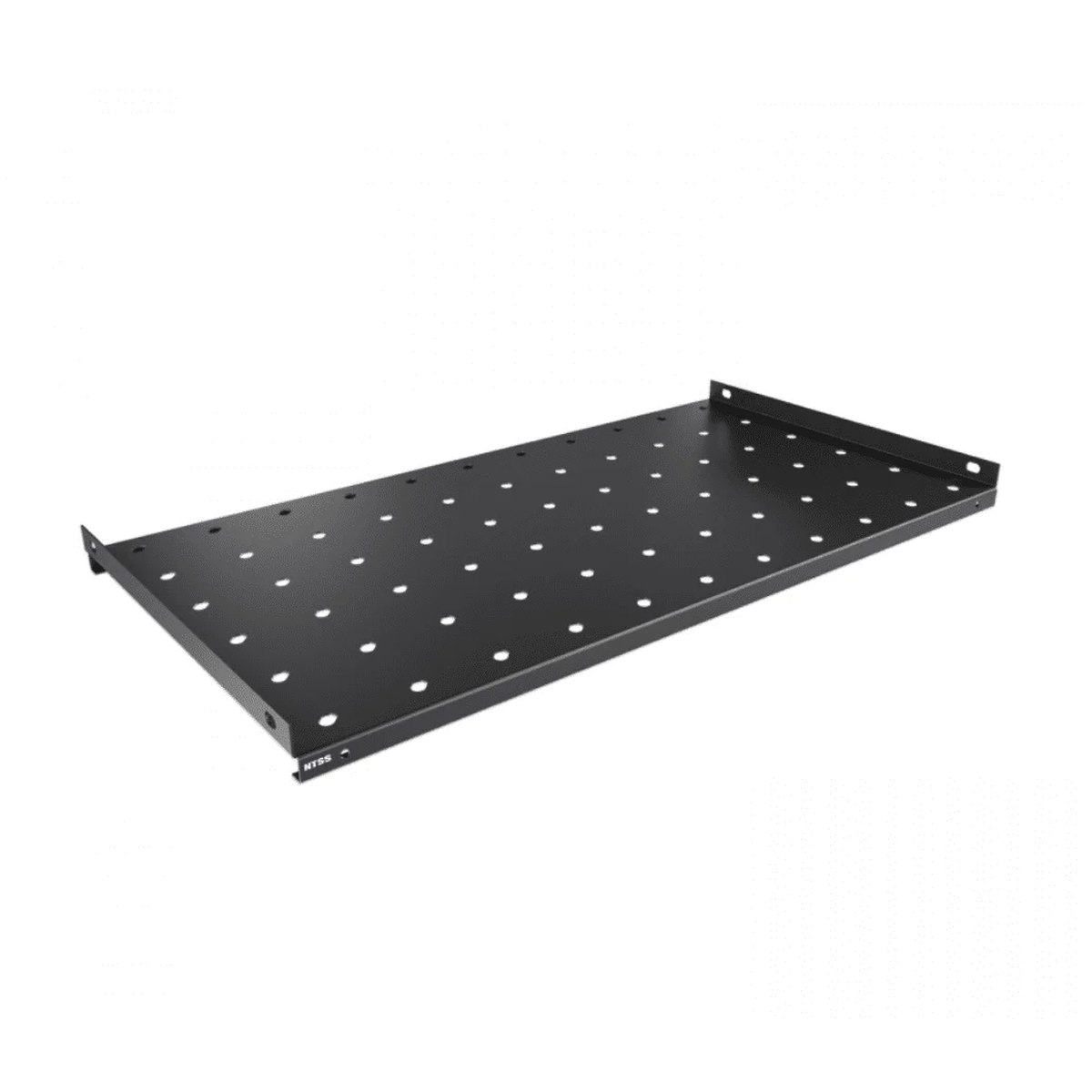 Стационарная полка NTSS 488×255 мм для настенных шкафов W 450 мм, черный RAL 9005